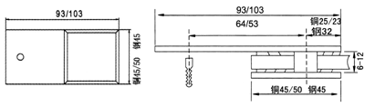 Panasonic glass clamp